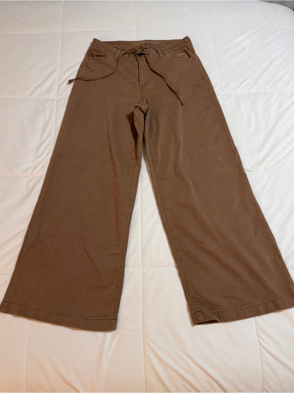 American Eagle Wide Leg Drawstring Pants